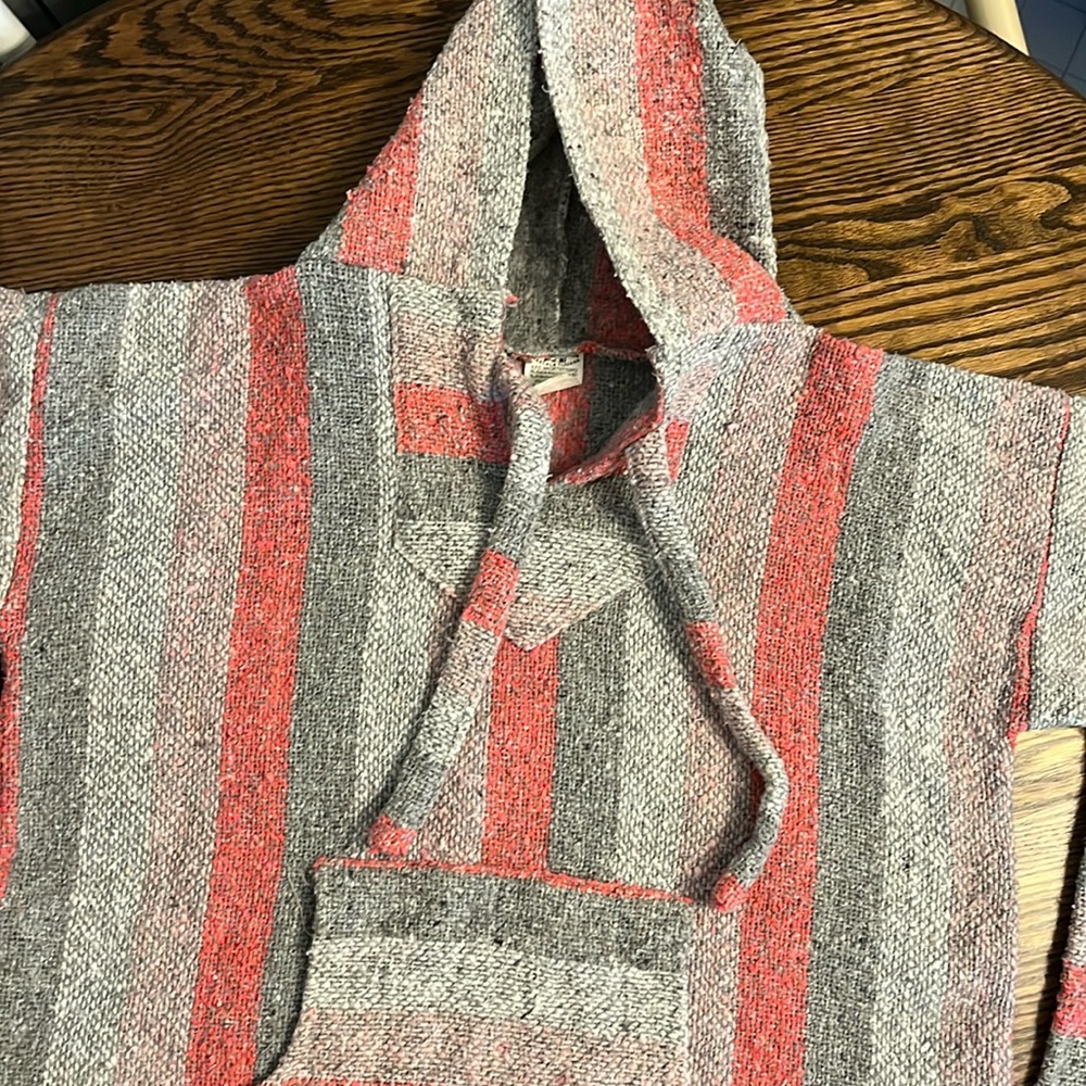 New, ARTILANA BAJA pink and grey hoodie, size - one size